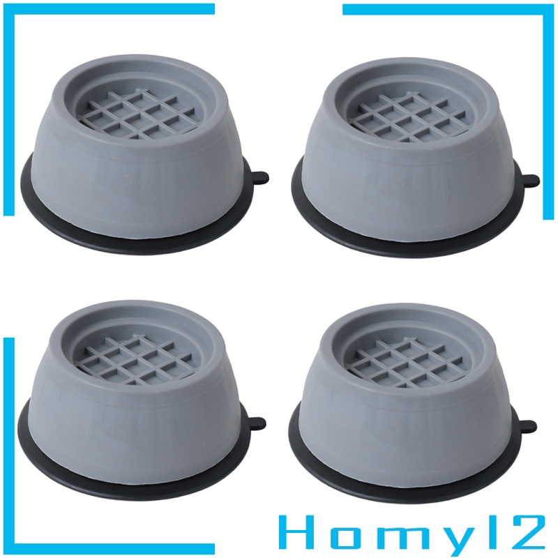 [HOMYL2] 4x Anti Vibration Feet Mat Washing Machine Antivibration Pads Tumble Dryers