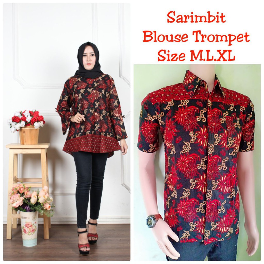 Hot Promo Batik Couple Sarimbit Batik Atasan Seragam Guru Baju Kantor Modern