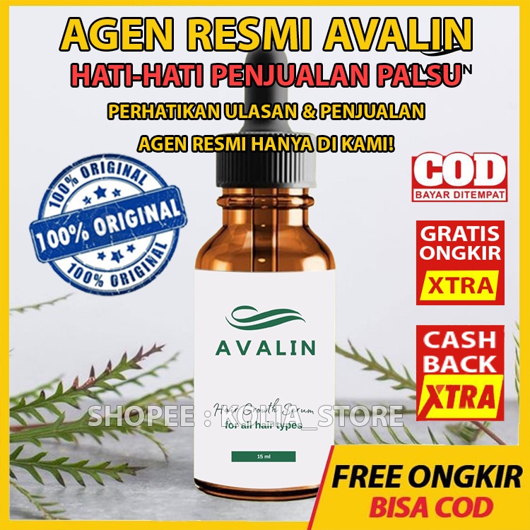 AVALIN BOOSTER HAIR GROWTH OIL SERUM PENYUBUR RAMBUT OBAT PENUMBUH RAMBUT ORIGINAL BPOM FREE GIFT