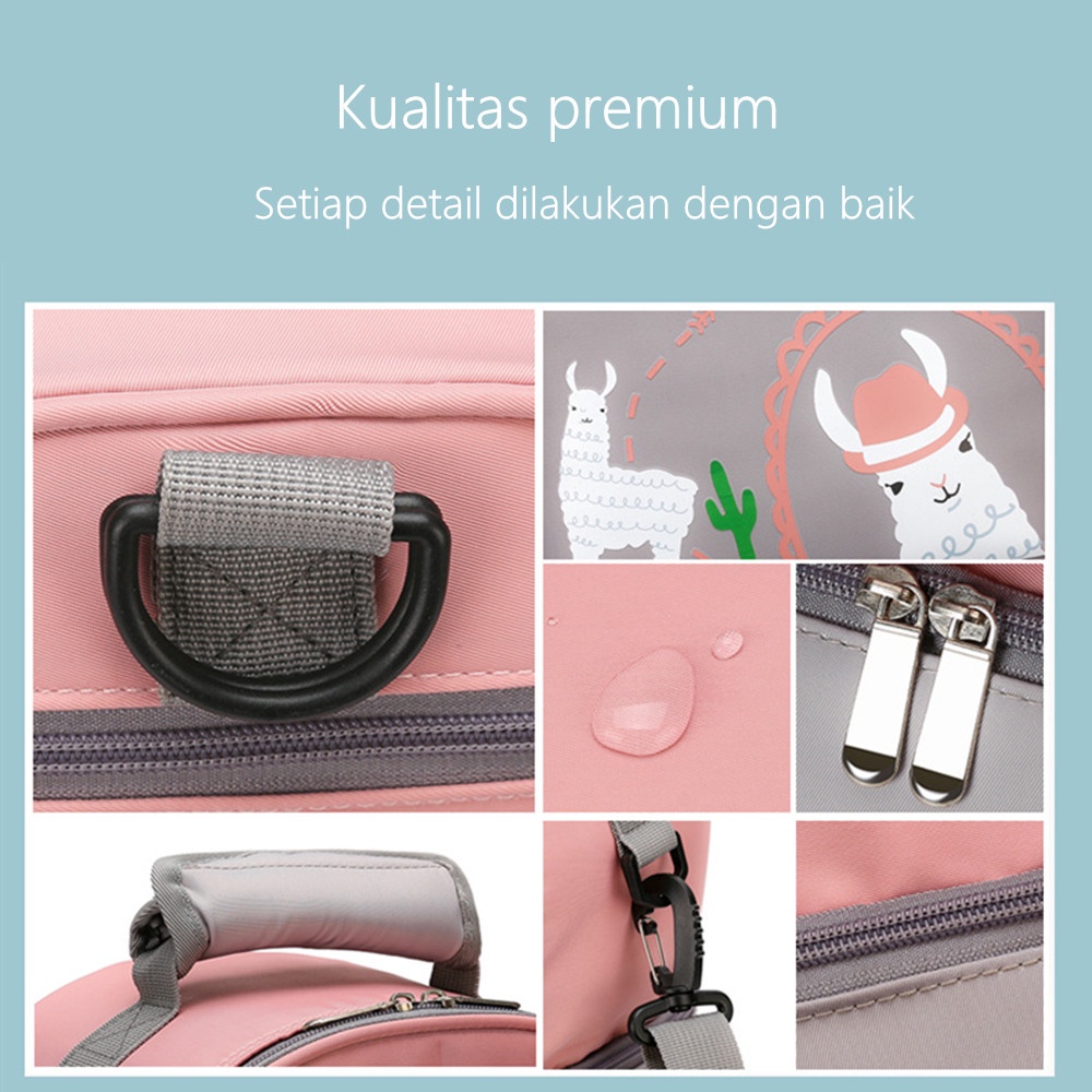 Halobaby Tas Bayi Multifungsi / Tas Perlengkapan/Diaper Bag double layer