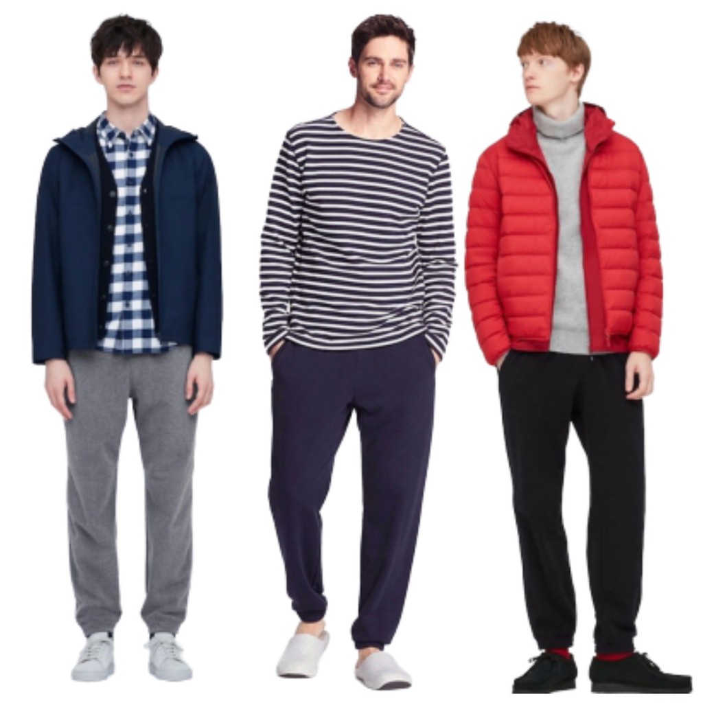 UNIQLO 32 Jogger Pria Microfleece