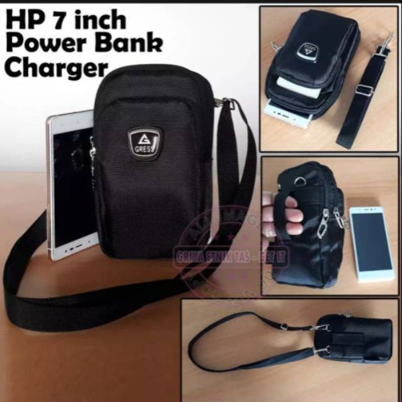 Tas Hp mini Pria gress 7 Inch murah - Tas Hp kecil cowok Gress 7 Inch