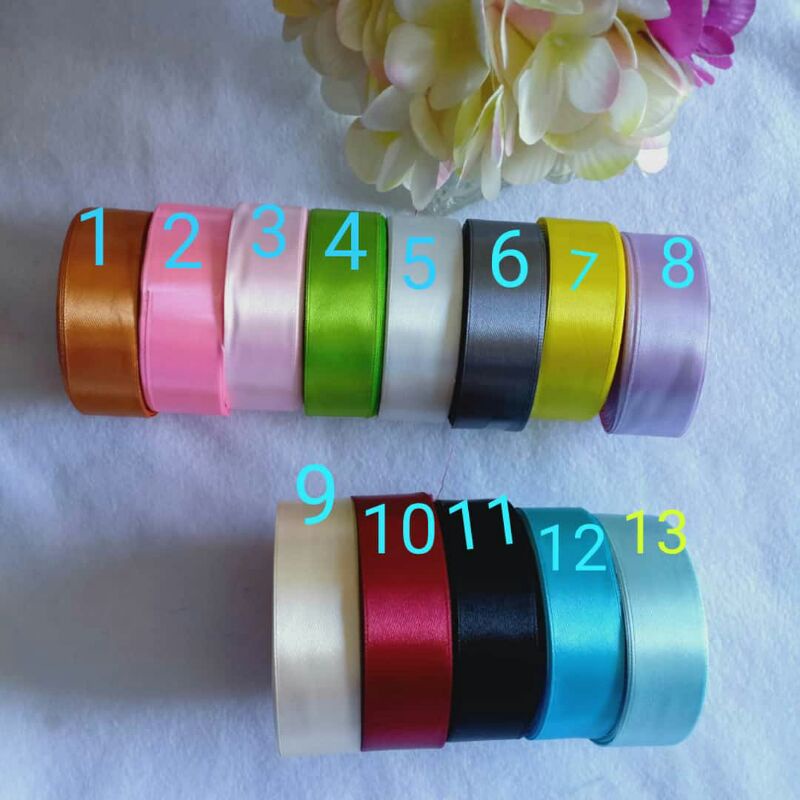 Pita Satin 1' / 2,5cm kurleb 20-25 yard ribbon