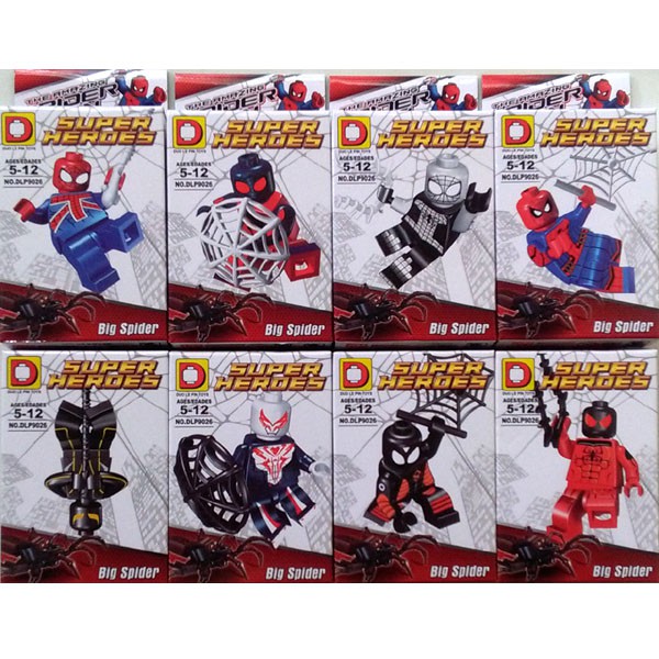 lego brick dlp 9026 the amazing spiderman 8in1 set isi 8