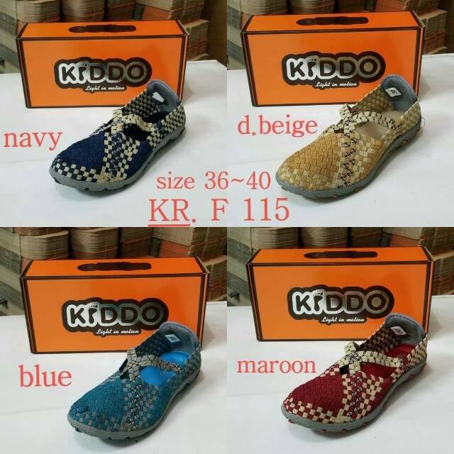 Sepatu Rajut Kiddo F115 flat ORIGINAL