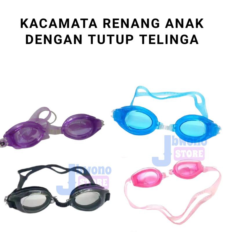 KACAMATA RENANG ANAK INCLUDE TUTUP TELINGA