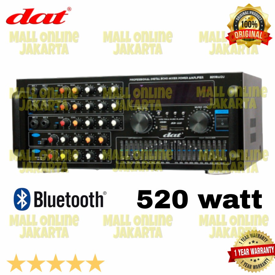 Power ampli dat B 208 Aqu Bluetooth amplifier karaoke B208aqu  b208