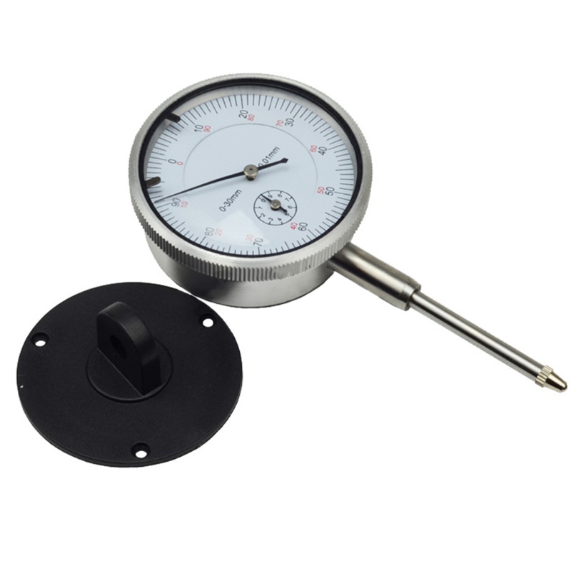 Mary Alat Pengukur Dial Indikator Mikrometer 0-30mm / 0.01mm Dengan Lug Back Presisi