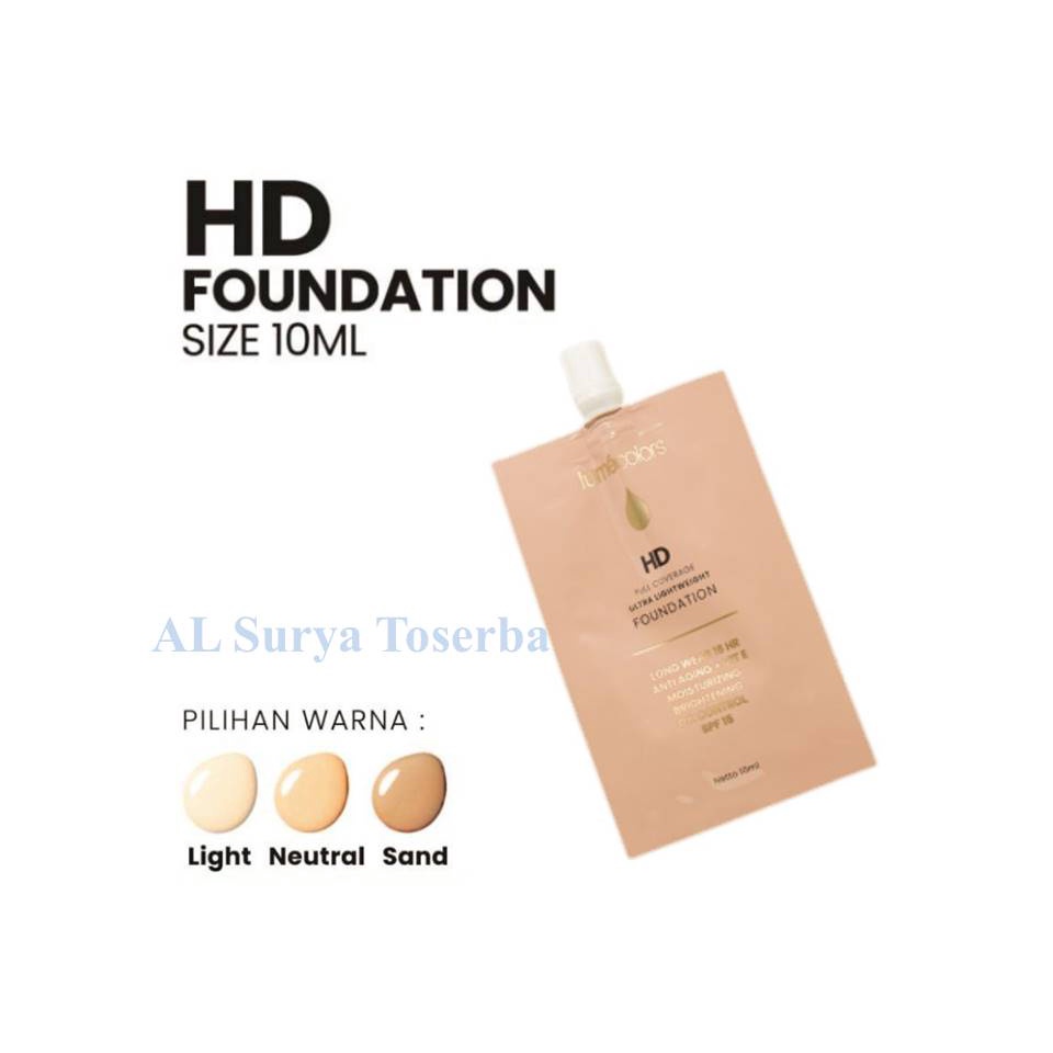 (TERBARU) Foundation Sachet Lumecolors Travel Size 10ml Tahan Lama Full Coverage Glowing Natural Ala