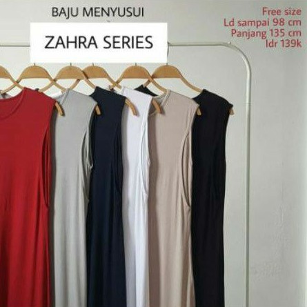 Mamigaya Zahra Inner Menyusui - Baju Menyusui - Kaos Hamil - Maxi Dress Busui