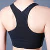 TBI Sport Bra Olahraga + Cup Wanita Baju Gym Fitness Jogging Yoga Fashio - Merah Muda