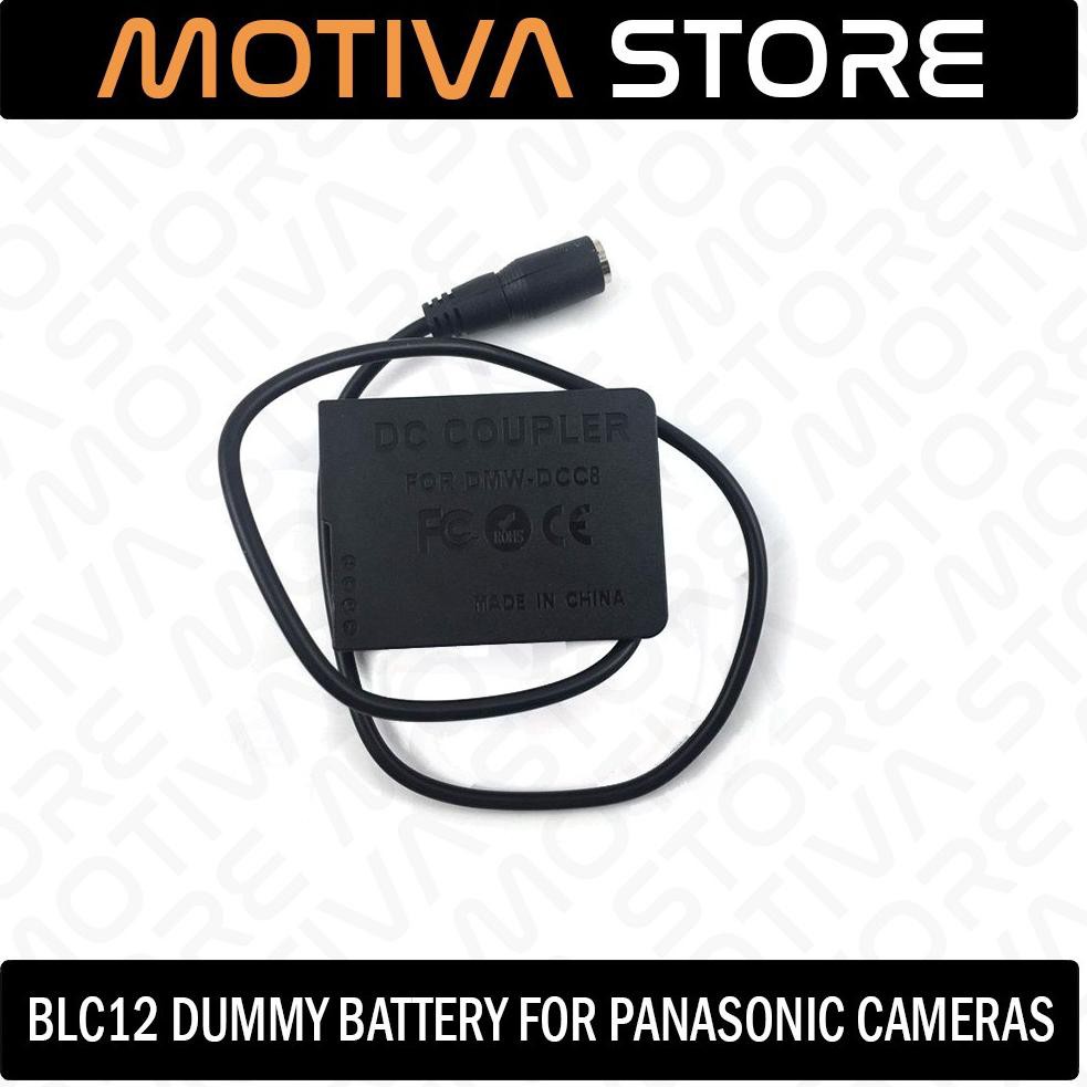 BLC12 Dummy Battery for Panasonic Lumix G7 G85 G80 FZ1000 FZ2500 DCC8 (KODE J39)