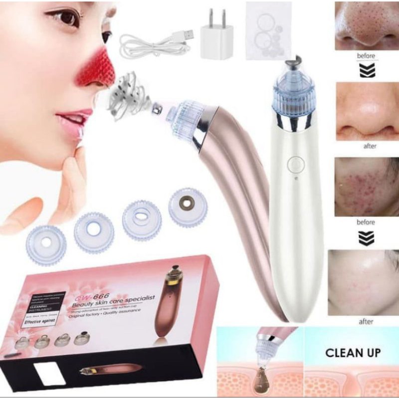 ALAT PENYEDOT KOMEDO/JERAWAT CW-666 BEAUTY SKIN CARE SPECIALIST
