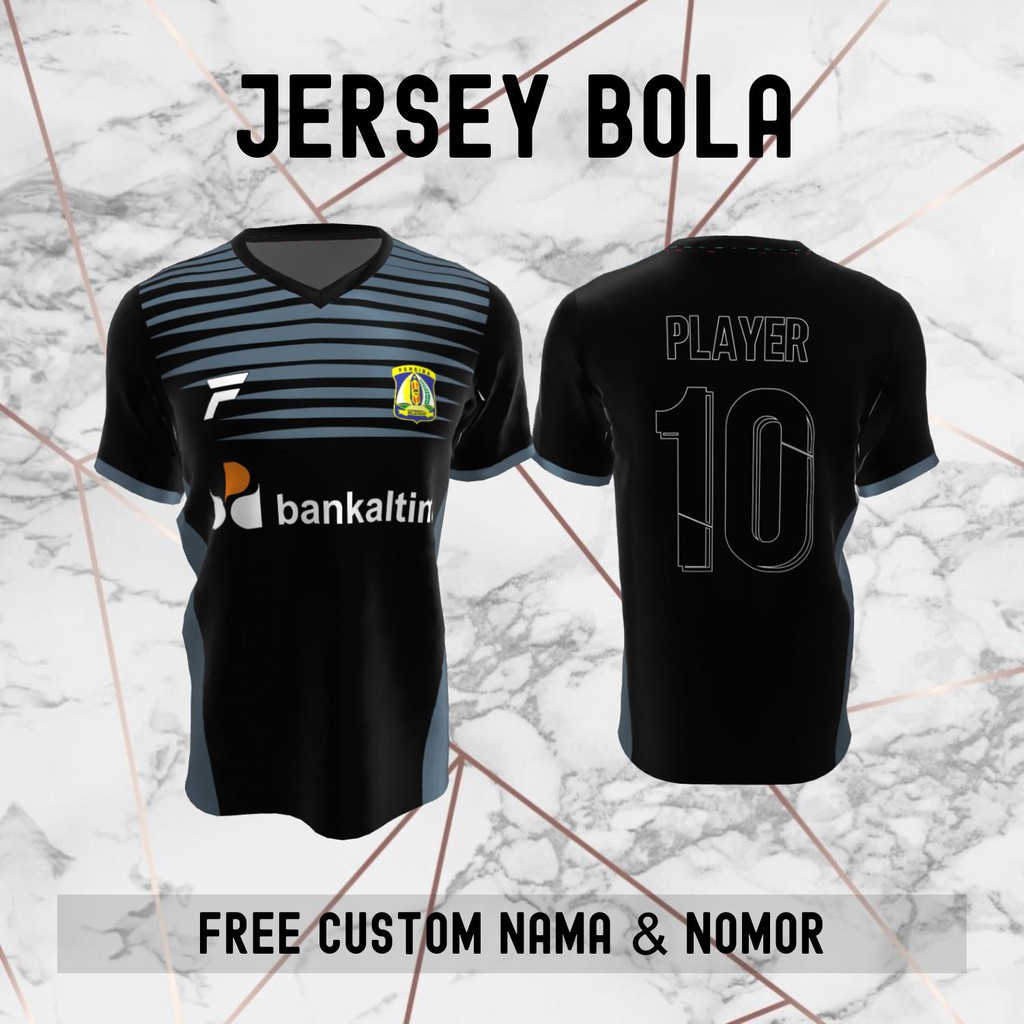 Jersey Persiba Balikpapan Klub Bola Baju Kaos Custom Nama dan Nomor Punggung - 201