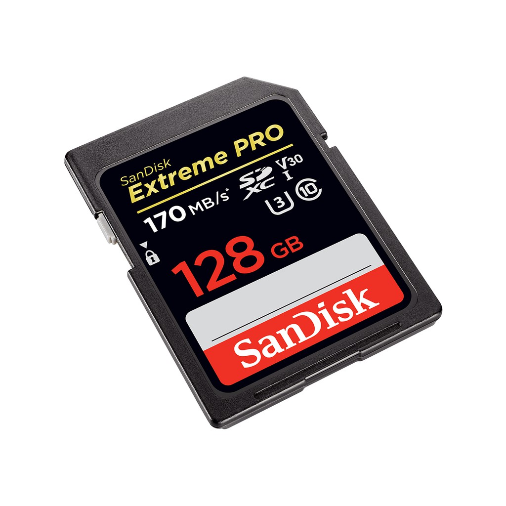 SD Card SanDisk UHS-I SDH SDX SanDisk Extreme PRO 128GB 170 Mb/s Original