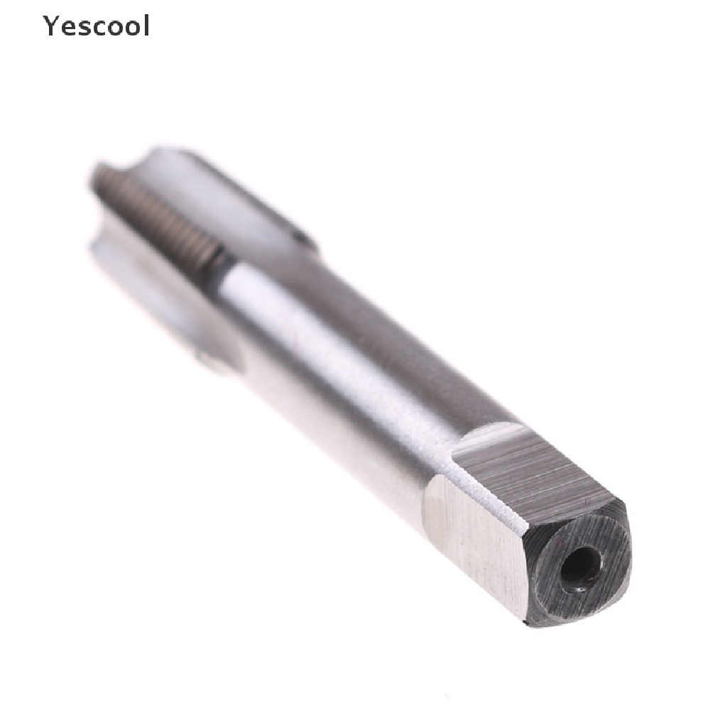 Yescool 1 / 8-27 HSS NPT Taper Pipa Keran Bahan Baja Kecepatan Tinggi