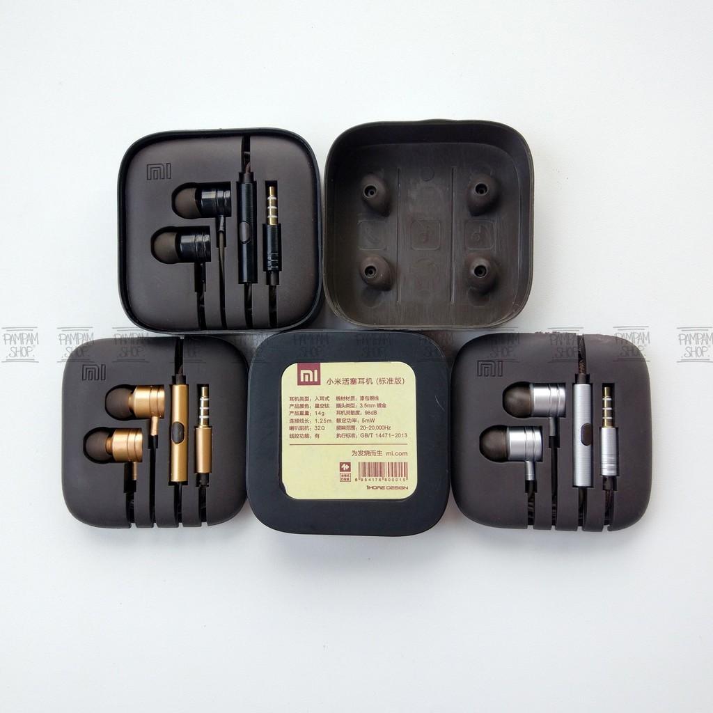 Stereo Headset XiaoMi Piston 2  for Xiao Mi Redmi 1 2 3 4 4X Note Mi5 Earphone Handsfree