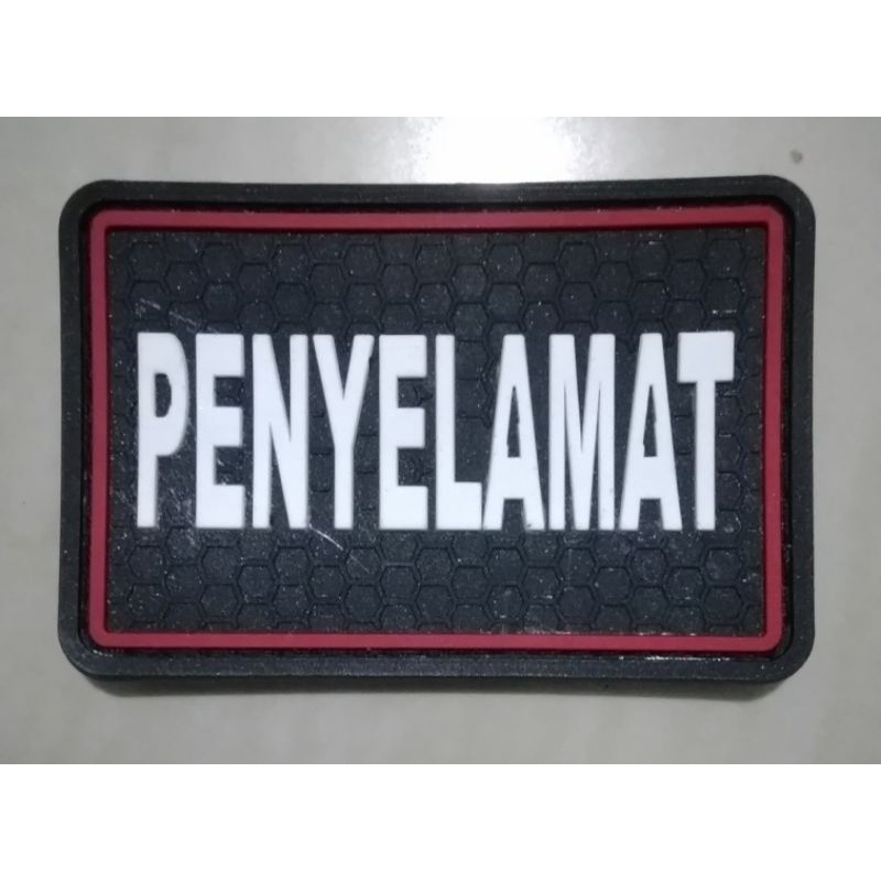 PATCH RUBBER SAR RESCUE PENYELAMAT