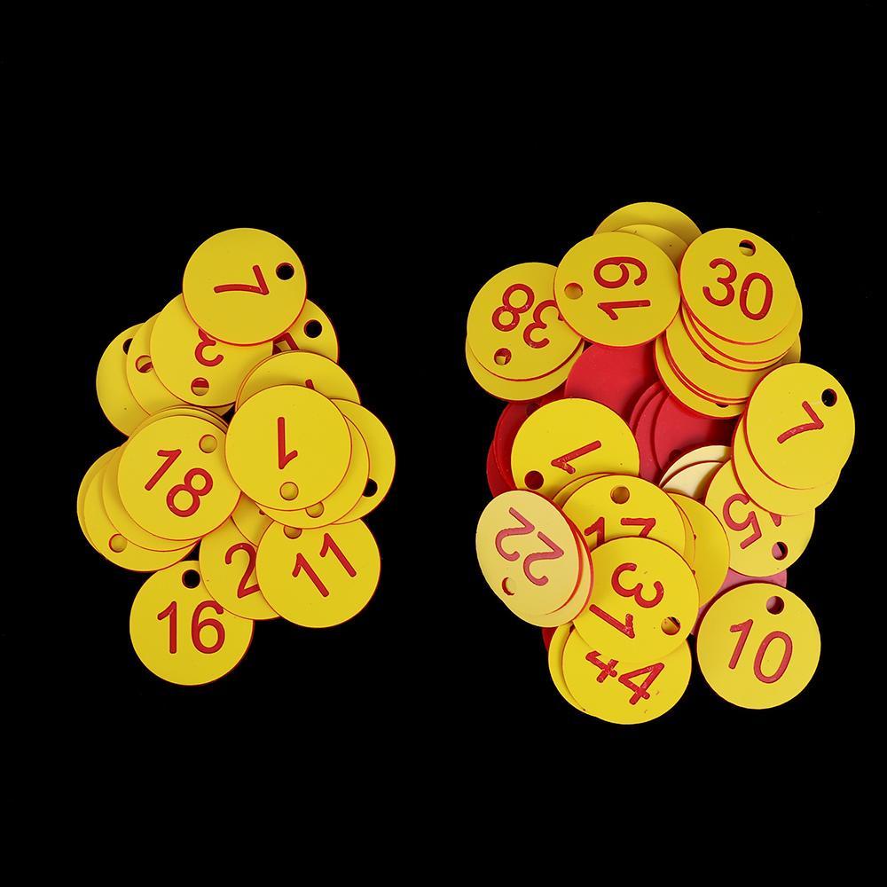 POPULAR Populer 20 /50 /100pcs Farm Number Tag Lebah Bahan Abs Pintu Masuk Sarang Lebah Beekeeping Equip