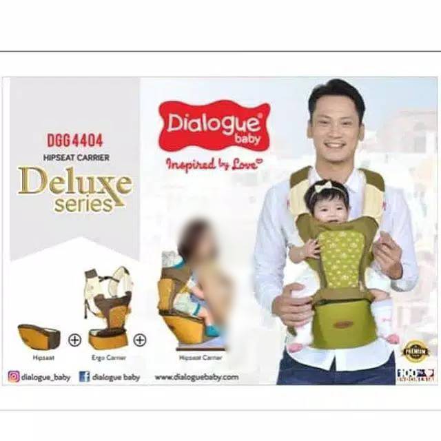 Gendongan hipseat dialogue baby 7in1 deluxe series dgg 4404