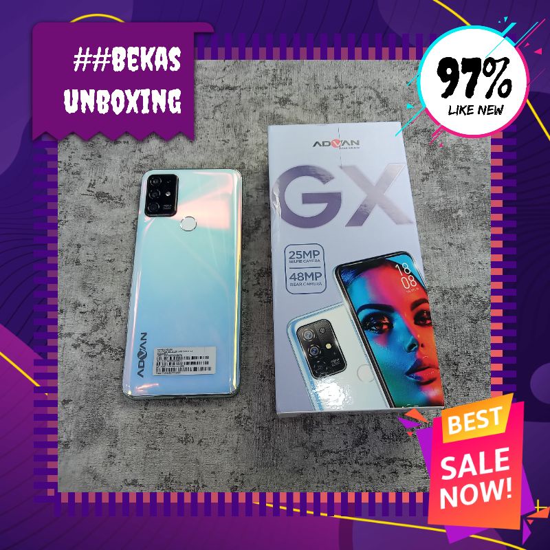 Advan GX 6/64 GB Resmi Fullset