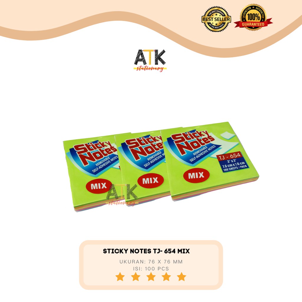 

Sticky Note (Post-It) Tom&Jerry 5 Warna TJ-654 TJ Mix atk