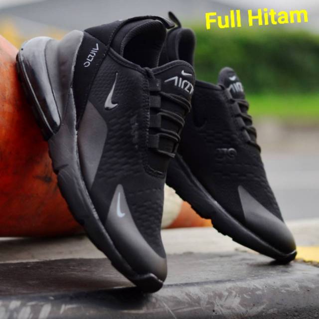 Sneaker Pria Batam ELIZA Darlene Casually Sneakers Hitam Full Black Bernapas New