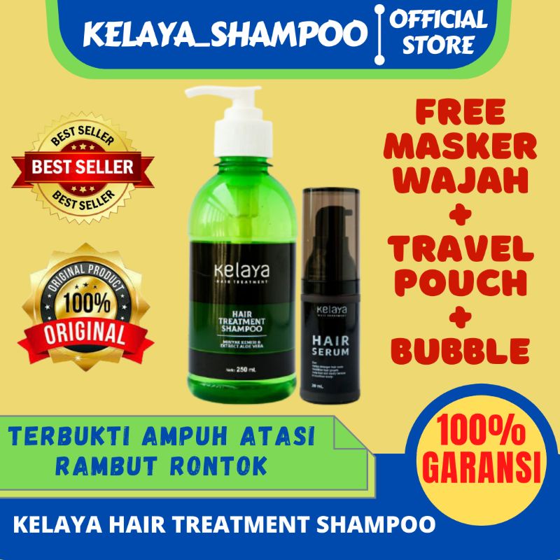 Kelaya Hair serum Treatment Rambut Rontok Obat Penumbuh Rambut Botak Hairfall Hair Tonic Tonik Fall 