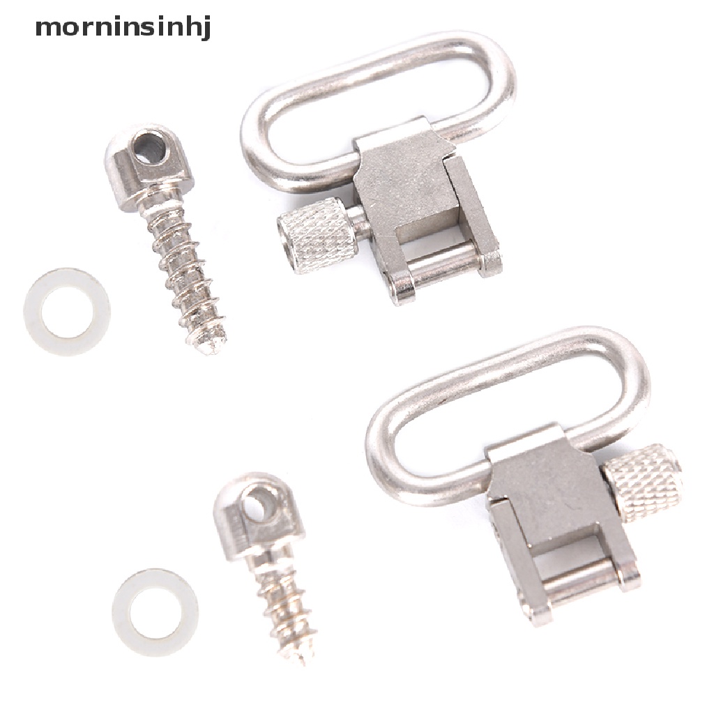 Mornin 1 Pasang Sling Swivel Bahan Baja Dapat Dilepas