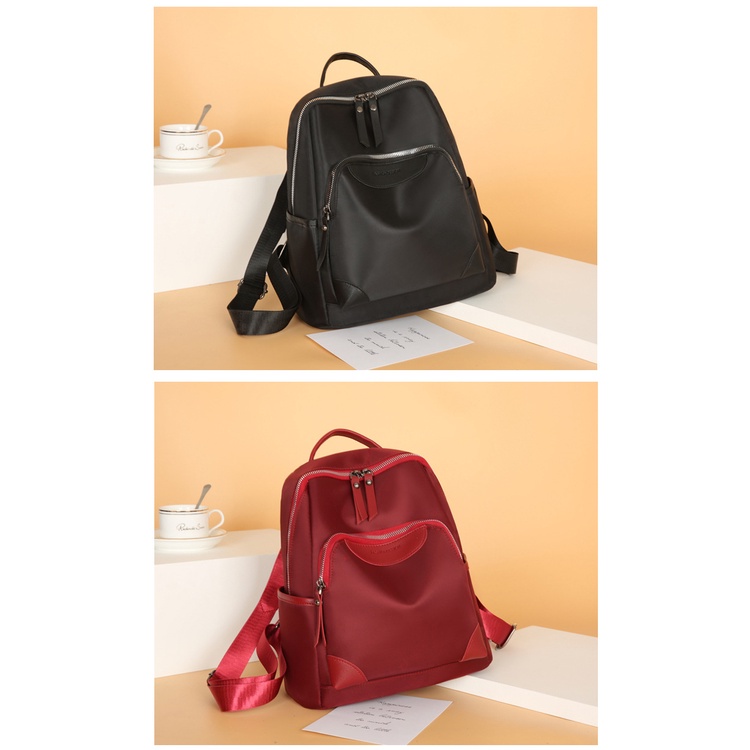 Tas Ransel Wanita Tas Import Fashion Korea Tas Punggung Kerja Sekolah Jalan Jalan Cewek Backpack Women Nilon Azgalery T245