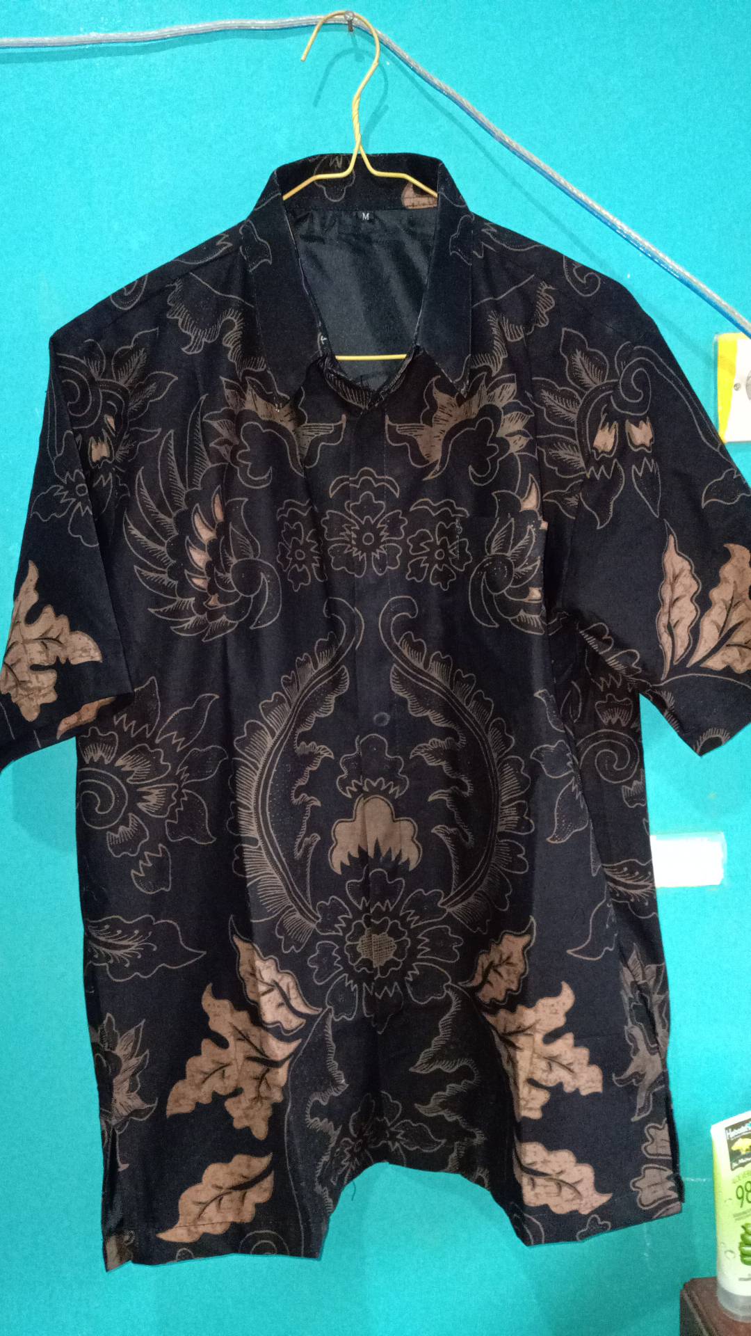 Mahkota Pendek Kemeja Batik Pria Full Furing Bahan Katun Halus Primisima