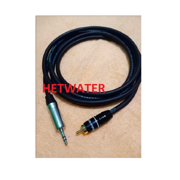 Kabel Audio Canare Jack 3.5mm Stereo to RCA Nakamichi Male 20 Meter