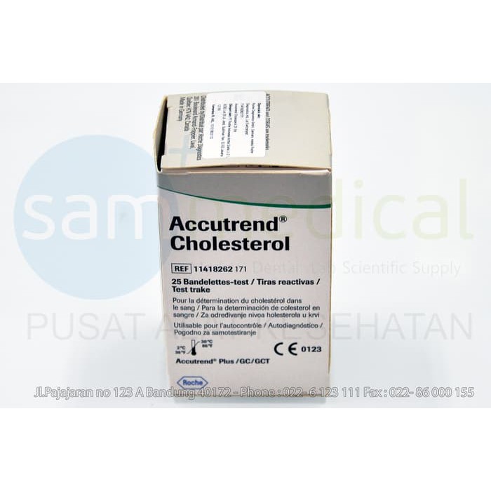Promo Alkes - ACCUTREND Strip KOLESTEROL   CHOLESTEROL Strip  25