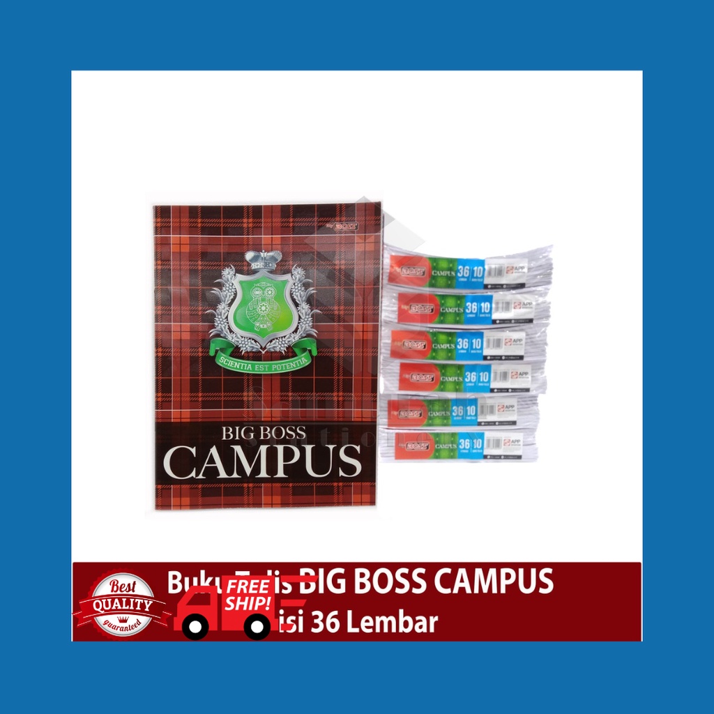 

Buku Tulis Sidu Big Boss Campus Isi 36 Lembar