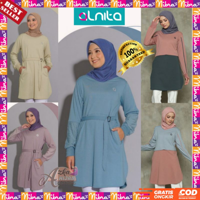 ATASAN ALNITA BY NIBRAS BIG SIZE JUMBO / INKA IZORA ALNITA / BAJU ATASAN WANITA MUSLIMAH / ATASAN NI