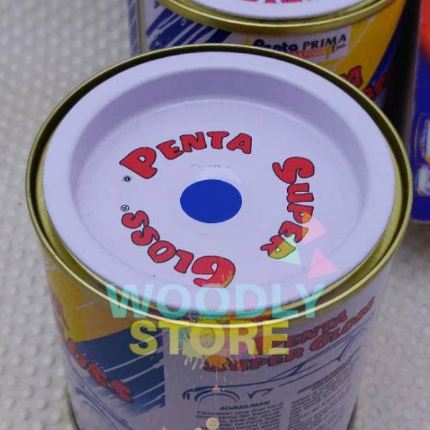 PENTA SUPER GLOSS BLUE OREO BIRU OREO CAT BODY CAT DUCO 1kg