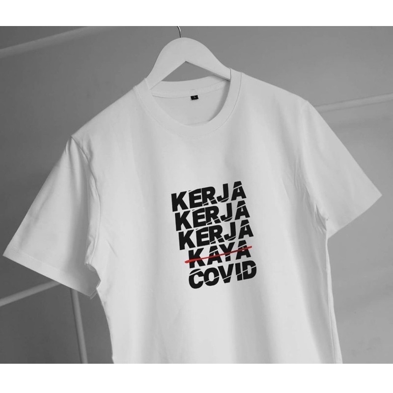 kaos baju kerja kerja kaya