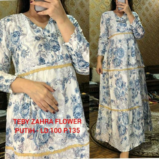 Daster Arab Teby Zahra Flower 03