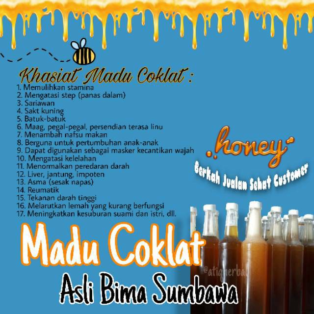 

Asliii❗❗Madu Sumbawa berat 600 gram @80k