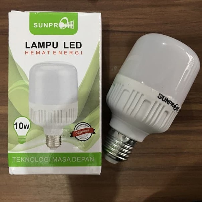 Lampu LED Kapsul Tabung Terang 10W 10 Watt Merk Sunpro