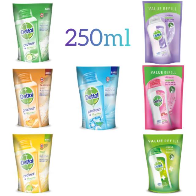 250ml Dettol Body Wash Refill