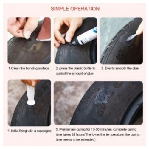 Alat Repair Lem Tambal Ban Mobil Motor Sepeda Tire Glue Repair Filling 30g 111162