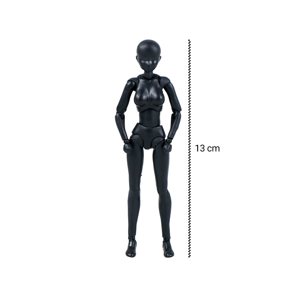 SHFiguart Body Chan DX Set Mannequin Action Figure Female Model  - OMTHMPBK Black