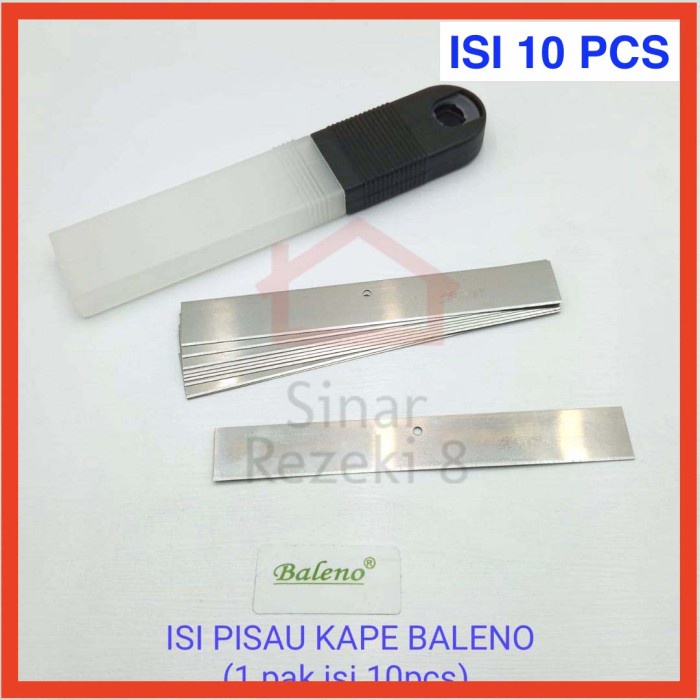 

Star Refill Isi Pisau Kape Isi 10 Pcs / Cutter Mata Pisau Scrapper Potong Murah