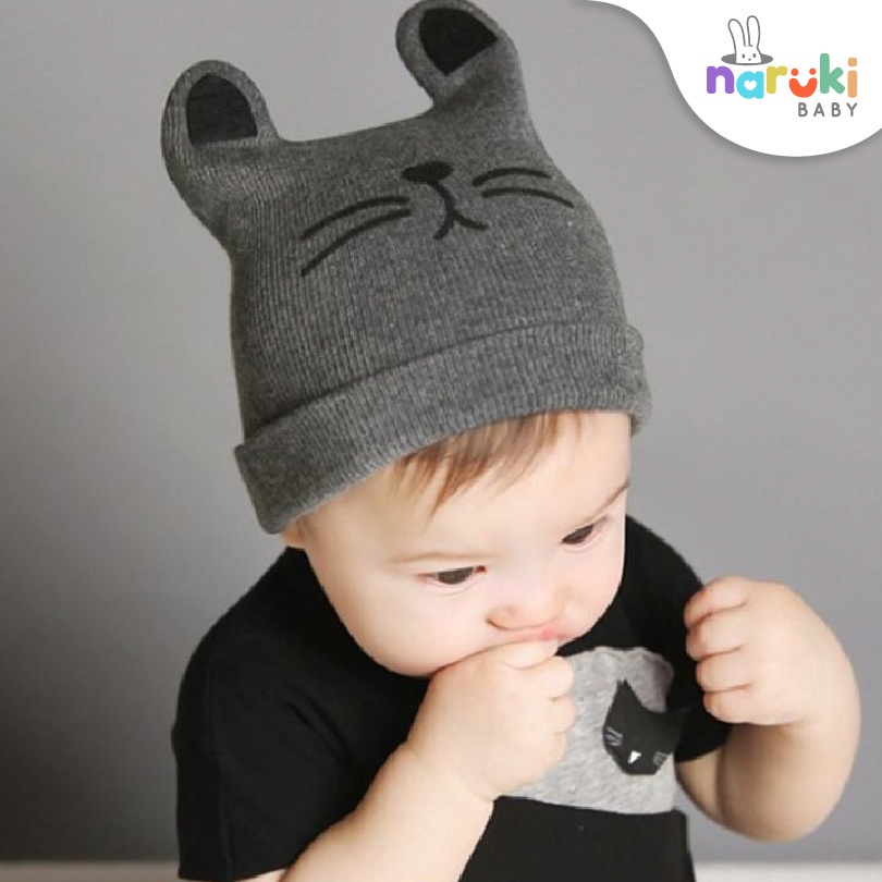 Topi Anak Baby Kids Kupluk Rajut Telinga Anjing/Doggy Ear Knitted Hat