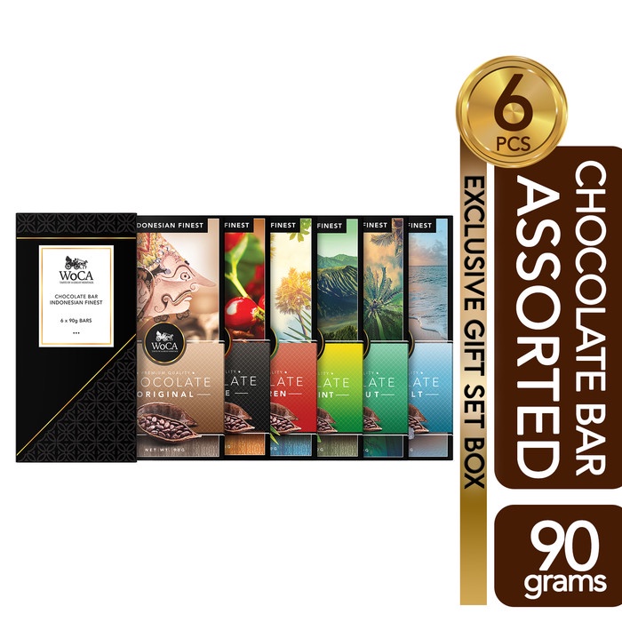 

WOCA ASSORTED PREMIUM CHOCOLATE BAR - COKLAT ANEKA RASA