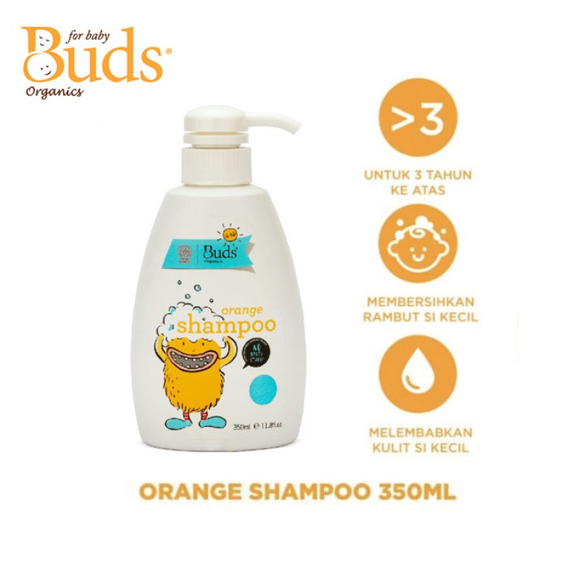 Buds Organics Growing Up for Kids Shampoo Orange - 350 ml