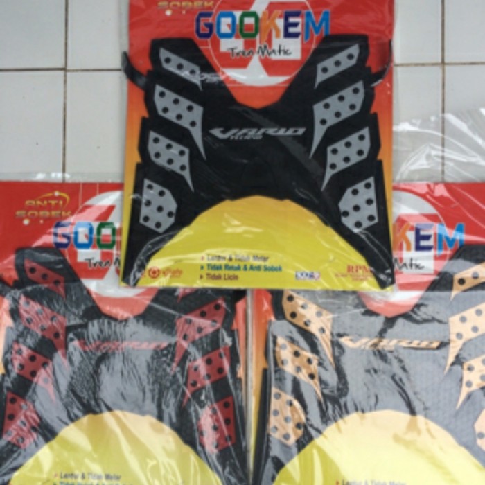 Karpet Alas Kaki Pijakan Bordes  Motor TEBAL Aksesoris Variasi Vario 150 Vario 125 Vario150