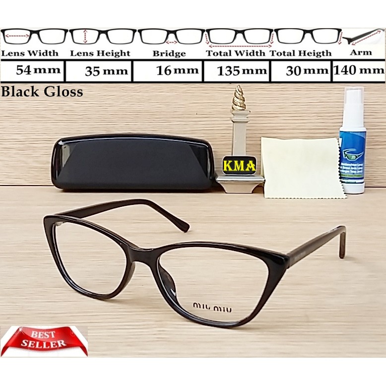 frame kacamata minus miu miu cat eye kacamata miu miu frame korea