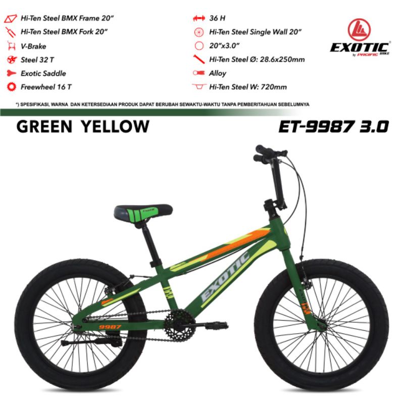 Sepeda BMX 20" 9987 3.0 Exotic